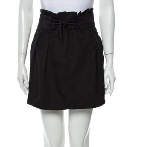 Black IRO drawstring skirt